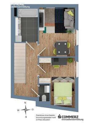 Plan Top 5 Dachgeschoss