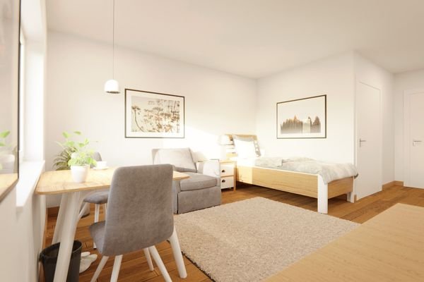 Pflegezimmer (visualisiert)