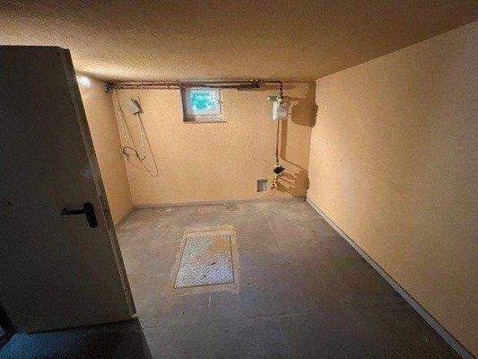 Kellerraum mit Gasanschluss