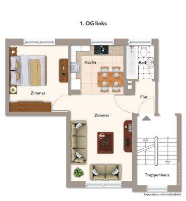 Grundriss 1.OG links