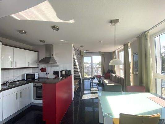 Küche, Wohn- und Essbereich