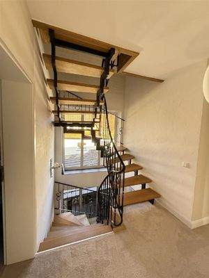 Treppe ins Dachgeschoss