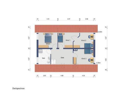 Grundriss Dachgeschoss