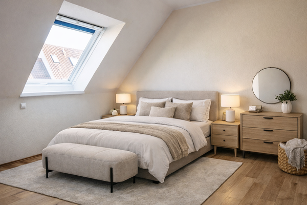 Schlafzimmer (KI visualisiert)