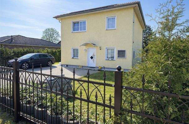 Blick in Richtung Stadtvilla