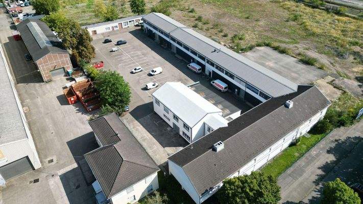 Luftbild der Liegenschaft