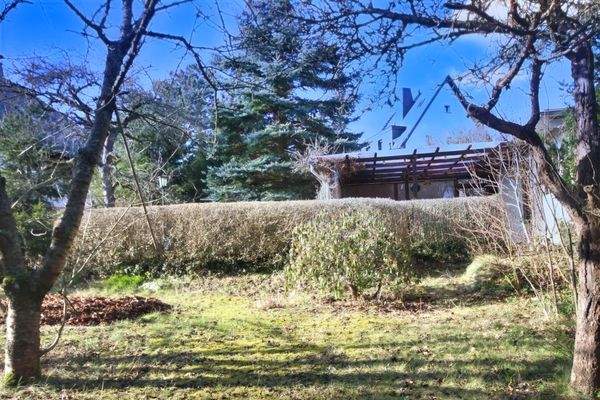 Blick zum Bungalow von vorn