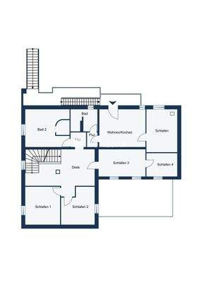 Grundriss Obergeschoss