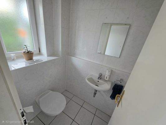 Helles, modernes Gäste-WC