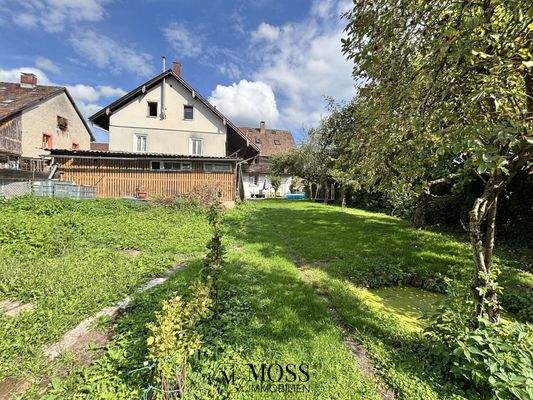 Garten mit Gemüsegarten