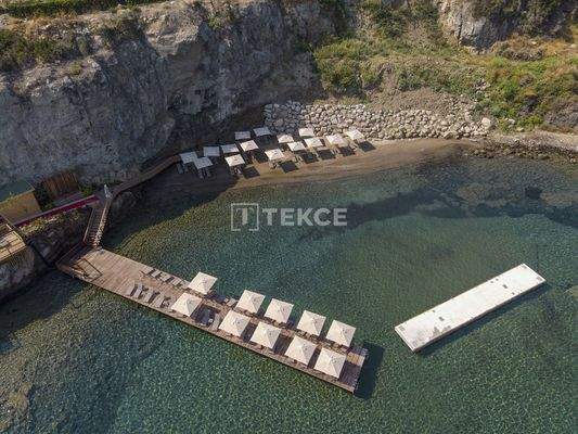 Sea-View Properties in a Project with Private Beach in Bodrum