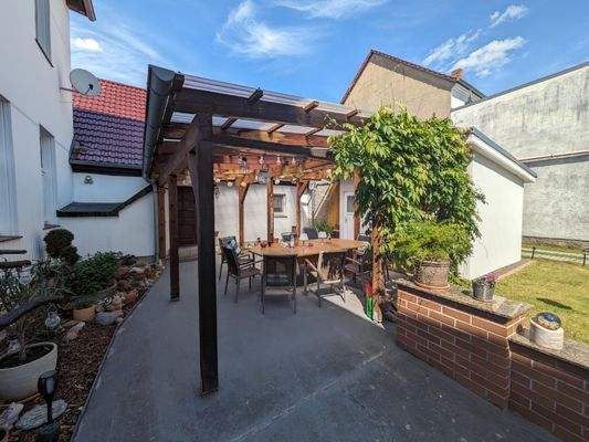 Terrasse im Innenhof