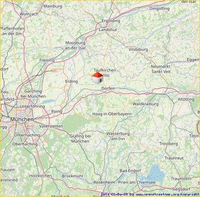 Lageplan Taufkirchen (Vils)
