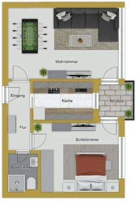 EG Grundriss nicht maßstabsgerecht