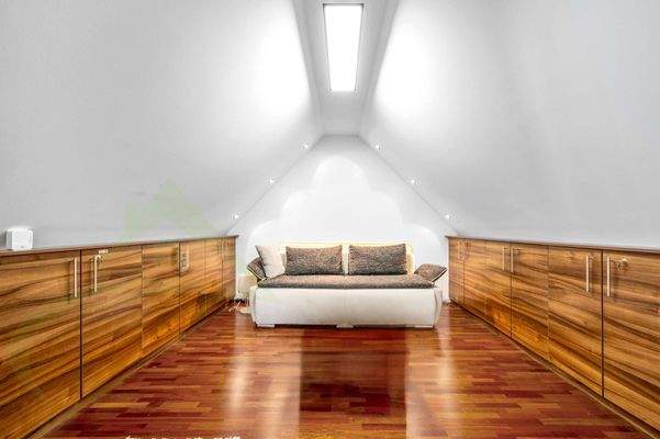 Sitzecke im Dachgeschoss 