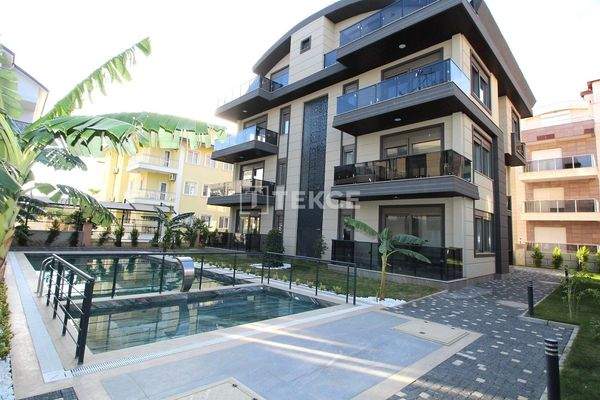 Properties in a Residential Complex with Pool in Antalya Belek