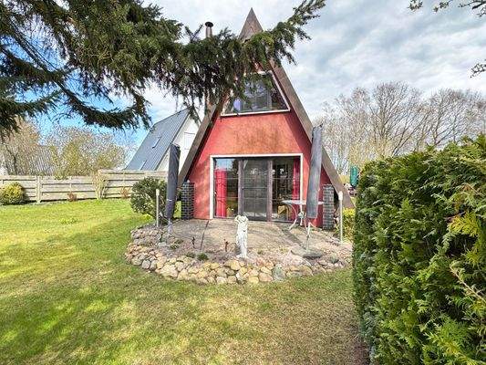 Ansicht Terrasse - Ausgang Wohnzimmer