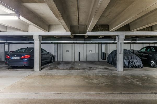 Stellplatz in der Tiefgarage