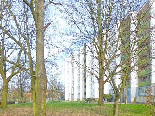 Seitliche Haus-Ansicht