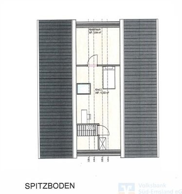 Grundriss Spitzboden