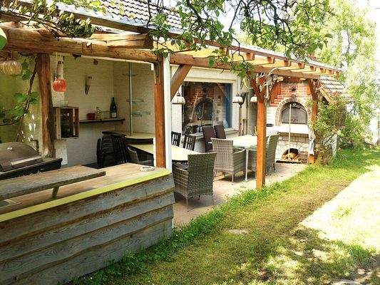 Gartenhaus mit Küche