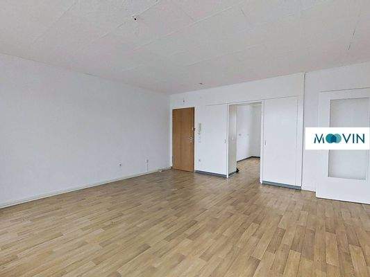 Ansicht II: Wohn- und Esszimmer