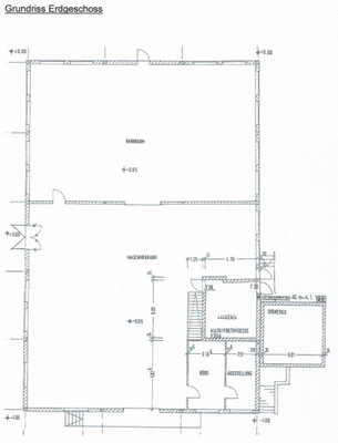 Bauplan Grundriss EG