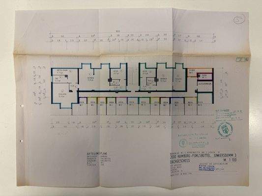 Grundriss bemaßt Junkersdamm 3