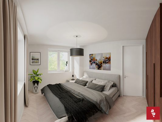 Visualisierung Schlafzimmer Wohnung 1 