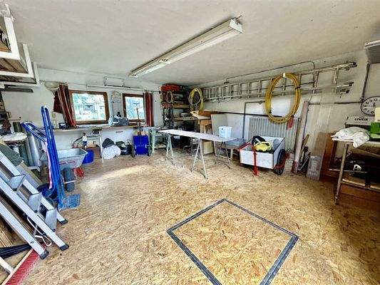 Werkstatt / Bastelraum im Keller