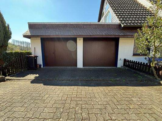 Ansicht von der Garage 