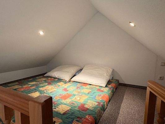 Schlafplatz im Spitzboden