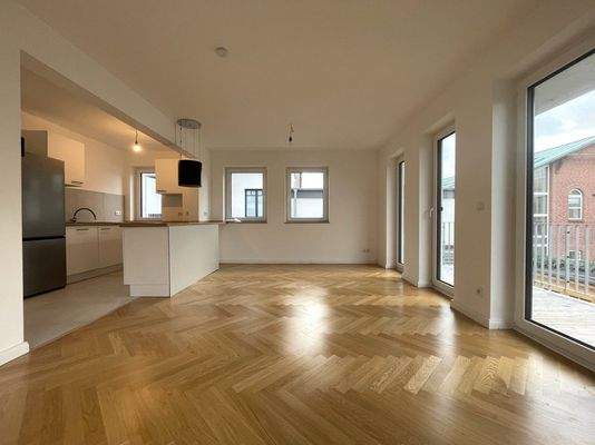 Wohnzimmer Beispiel der ausführenden Baufirma