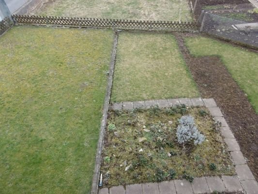 Blick vom OG in den Garten