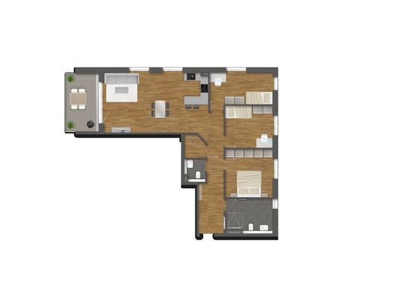 Wohnung 9 unverbindl. Illustration