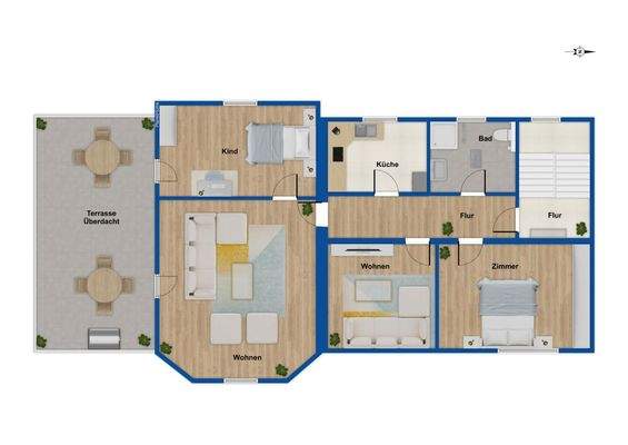 Grundriss Obergeschoss