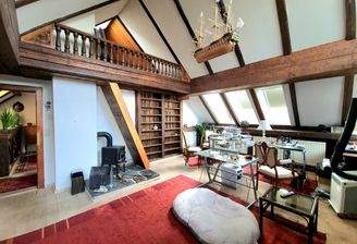 Arbeitszimmer_Bibliothek mit Galerie