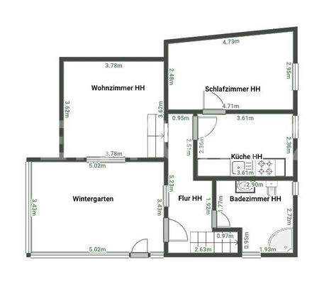 Grundriss Hinterhaus