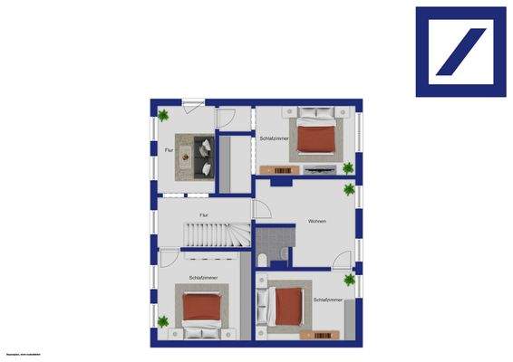 Grundriss Obergeschoss