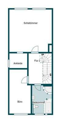Grundriss Skizze 1.OG