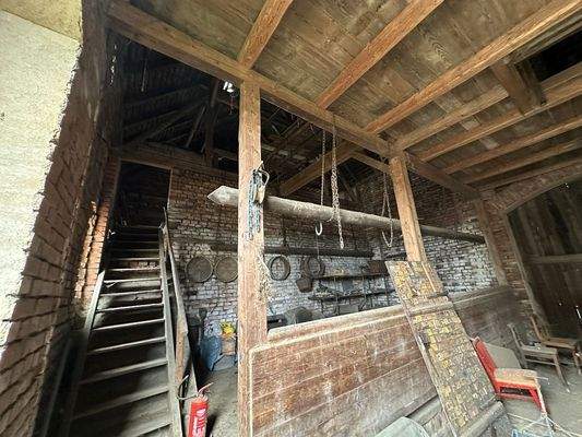 Blick in die Scheune