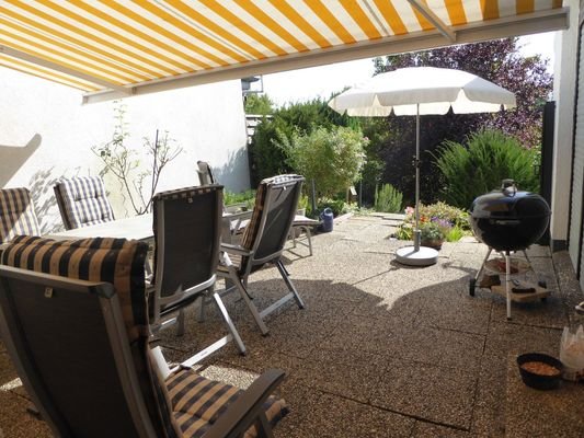 Obere Terrasse bewohnt