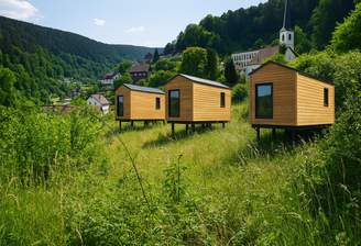 KI generiertes Bild Tinyhäuser