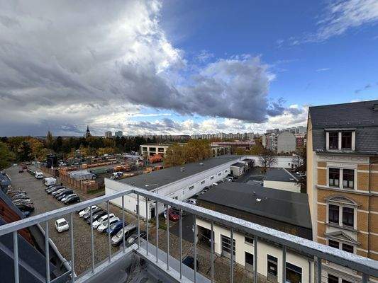 Blick Richtung Trinitatisfriedhof