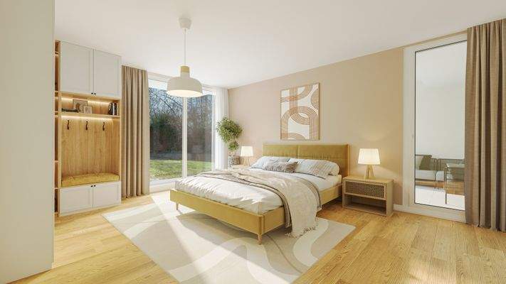 Schlafzimmer - Visualisierung