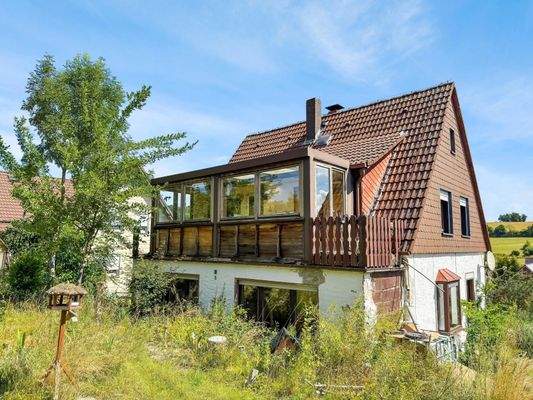 Hausansicht aus dem Garten