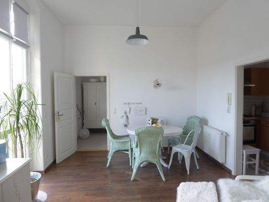 Wohnzimmer der Wohnung 2 im OG