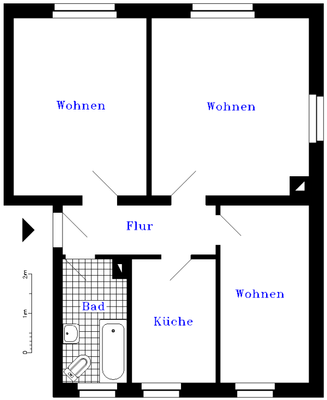 Wohnungsgrundriss