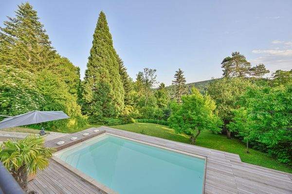 Blick über das Grundstück