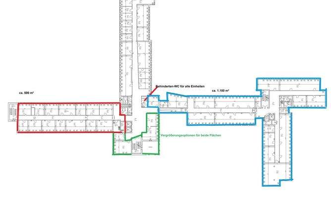 Grundriss 2. Obergeschoss, Blatt 1 von 2